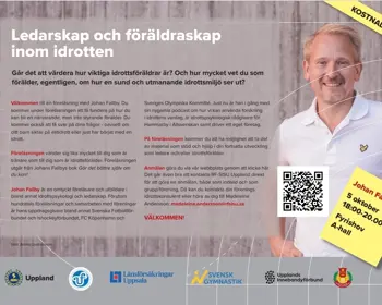 Kostnadsfri föreläsning med Johan Fallby