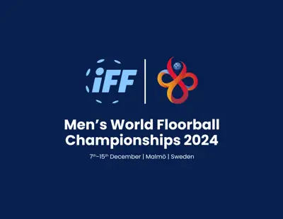 Event Logo VM2024 - Blå bakgrund