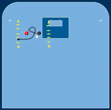 Grön Blå Vändningar Vägg Till Vägg