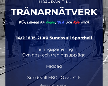 Tränarnätverk Inbjudan