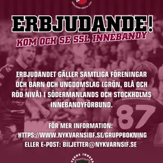 ERBJUDANDE GRUPPBOKNING Instagram