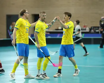 Herrlandslagets trupp till lägret i Visby