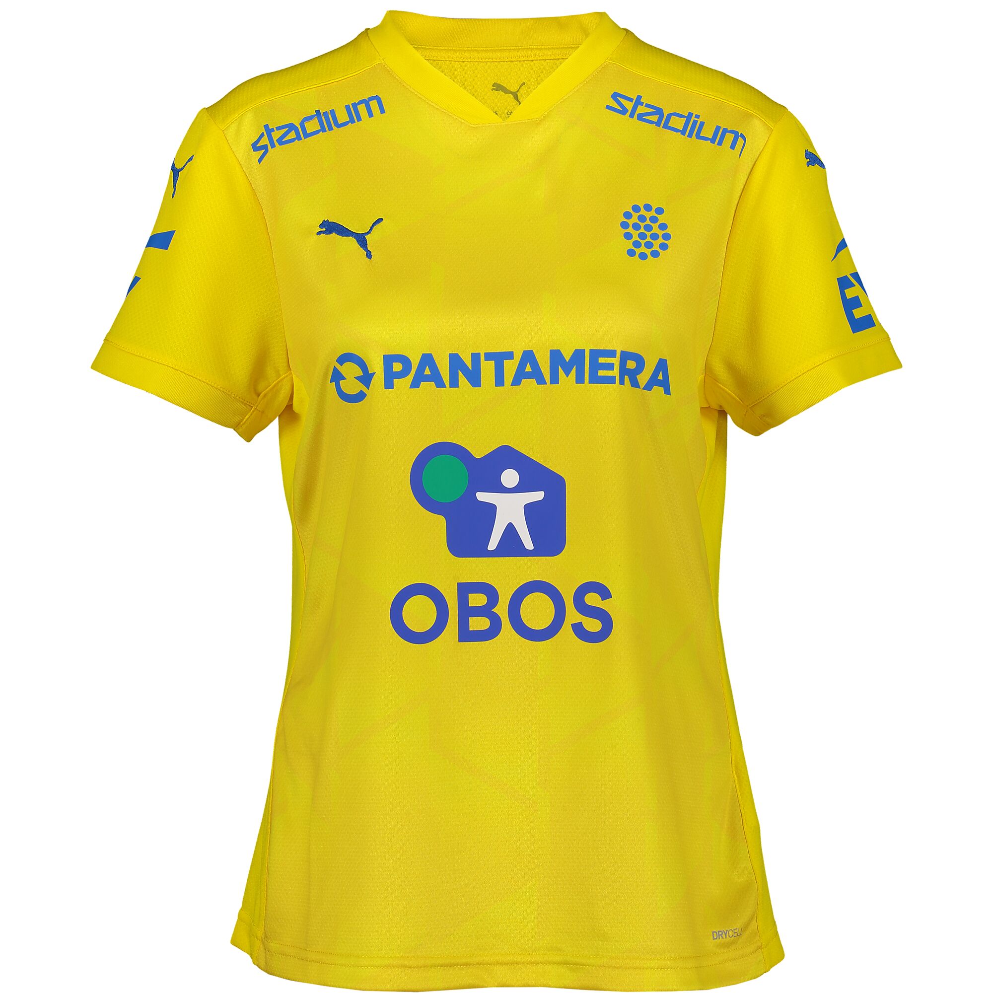 Landslagets matchtröja, gul dam - XS-XL. Pris: 799 kr