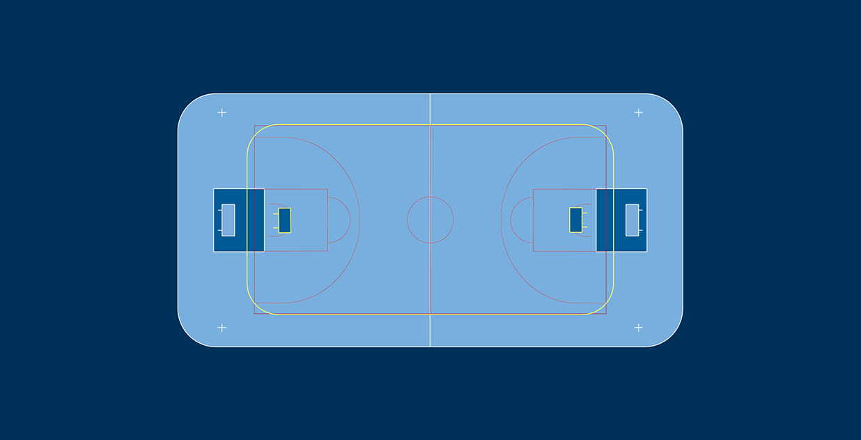 Innebandyplan Blå Nivå Hemsidan