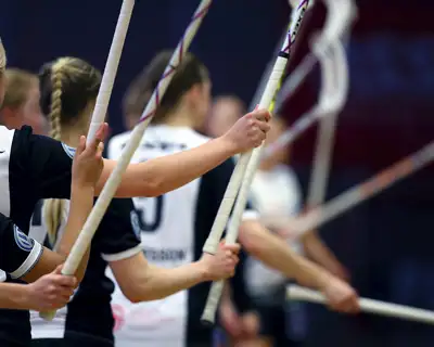 Veteran-SM spelare tackar med klubbor